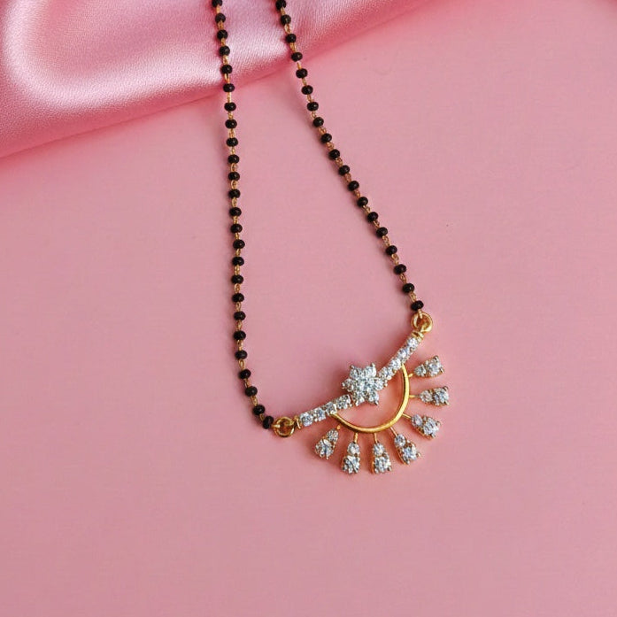 Forever Light Mangalsutra in 925 Silver with Rhodium Plating | Everyday Wear Mangalsutra