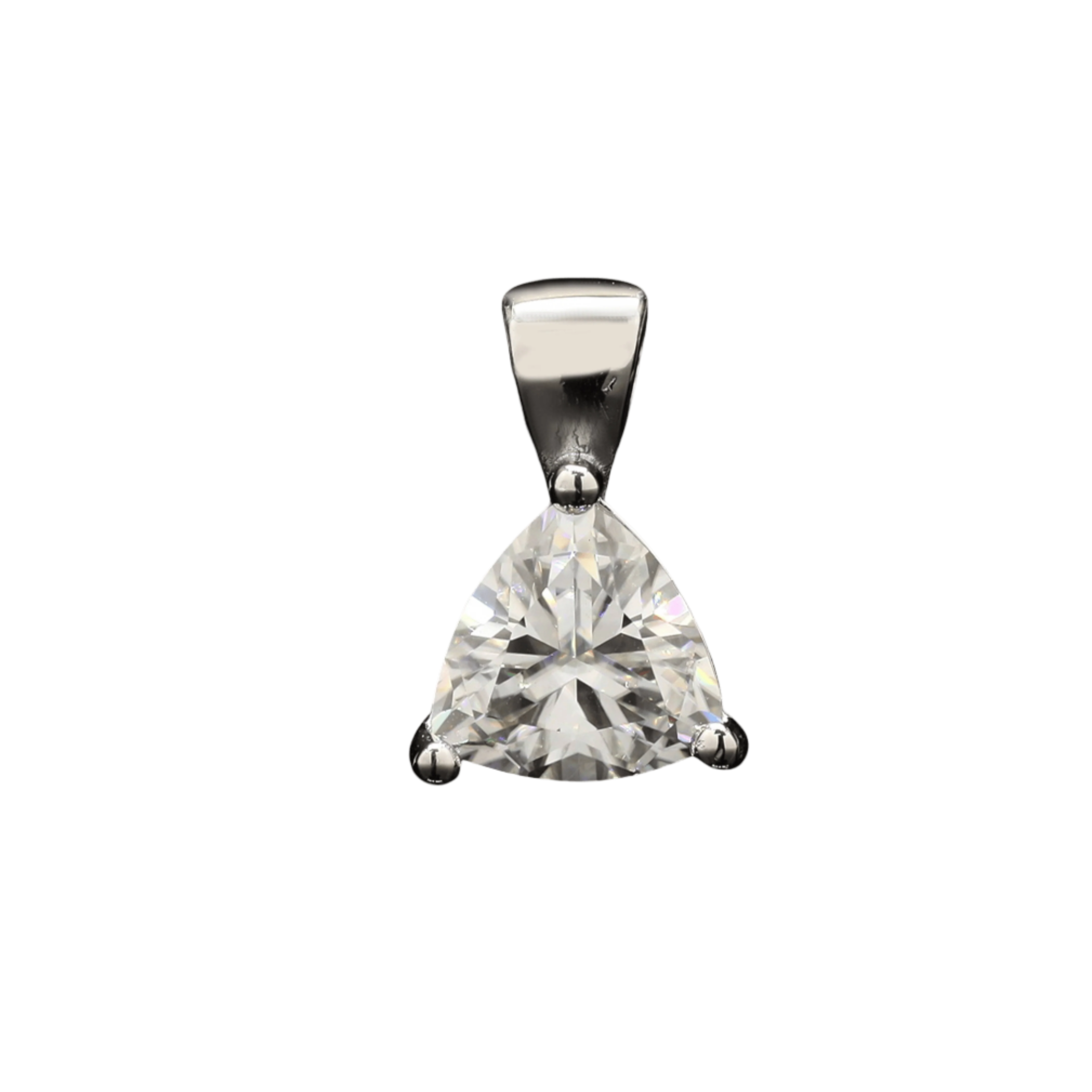Meadow magic Moissanite Pendant in Silver