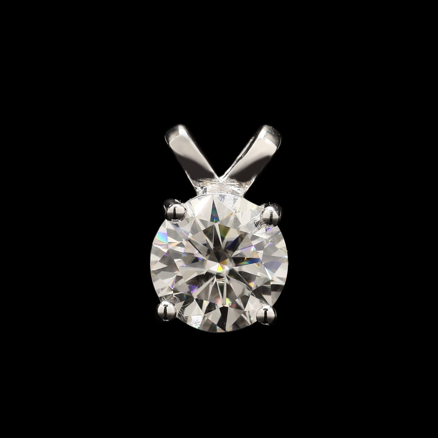 Khushi Kapoor inspired Lovely Circle cut Moissanite Pendant