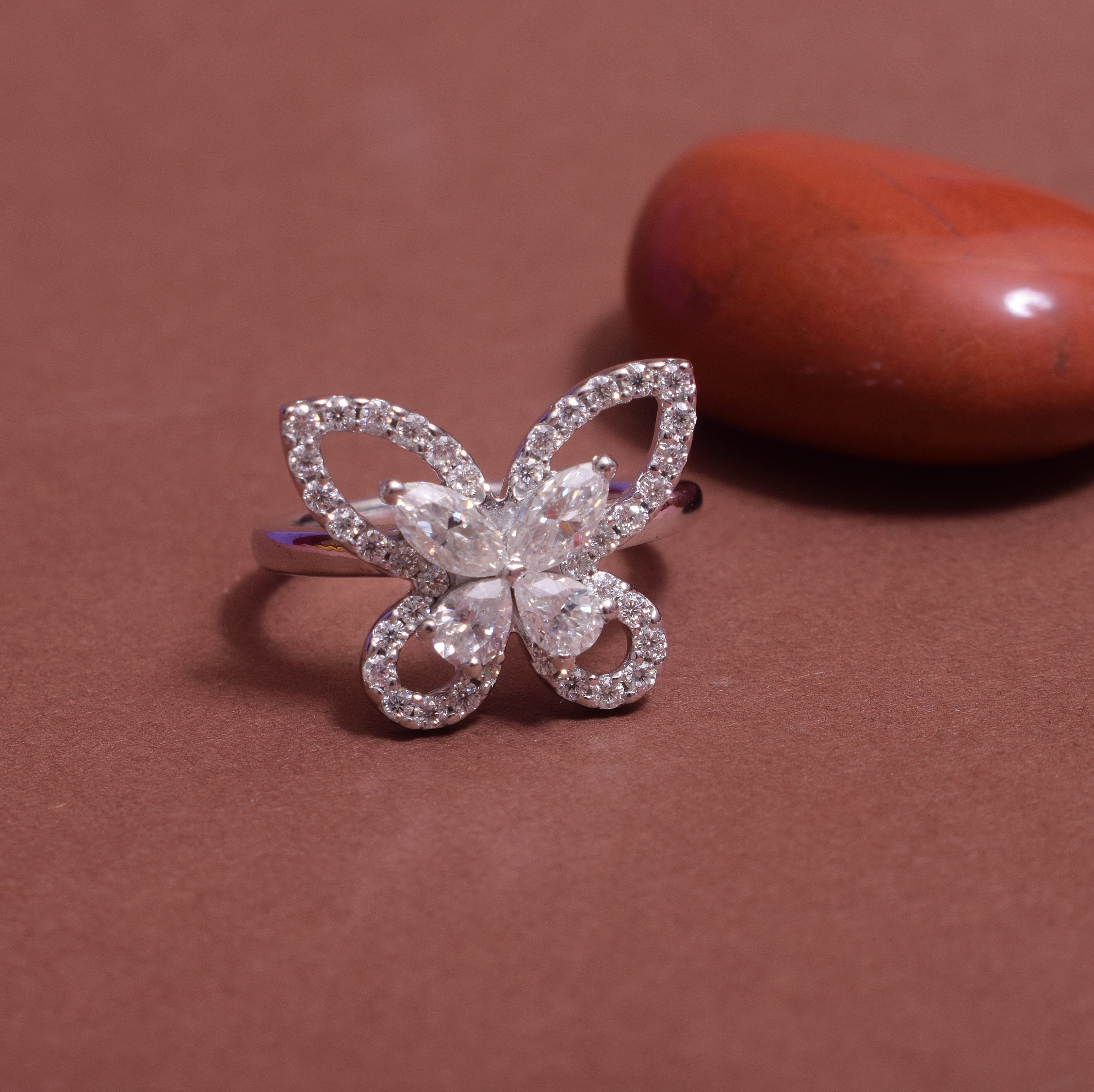 Sterling silver Butterfly Ring