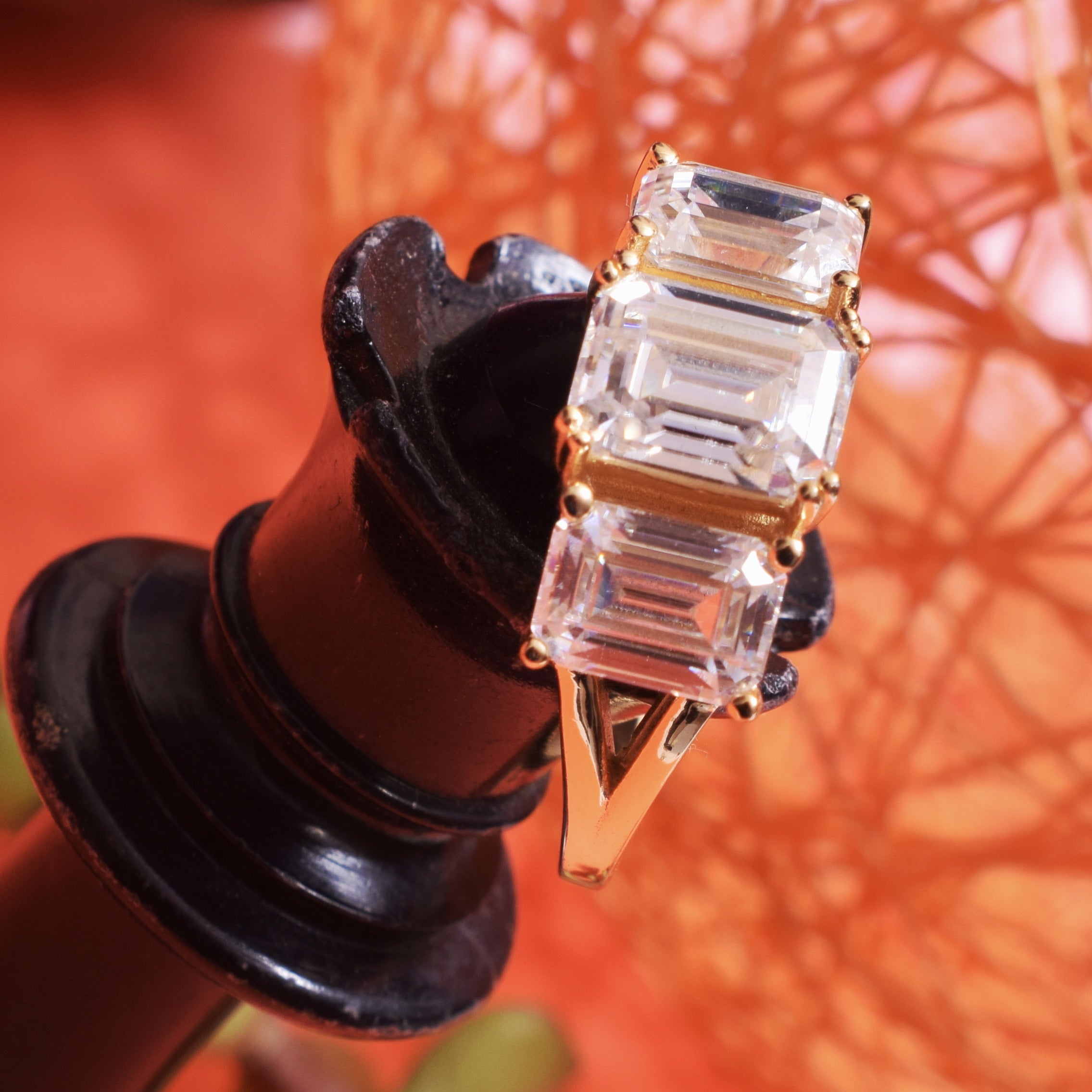 Deepika Padukone inspired Wedding Ring in Moissanite