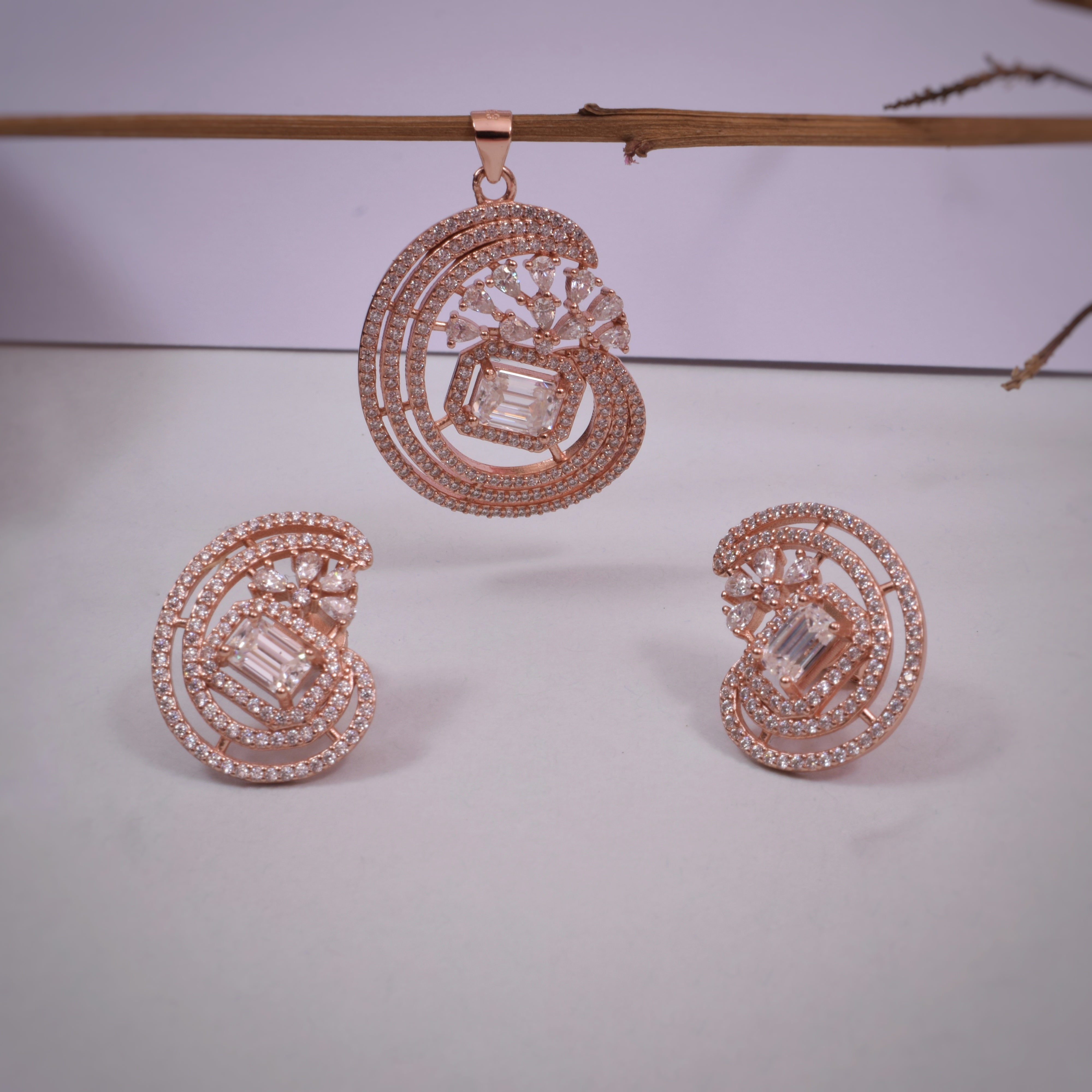 Classic Moissanite Solitaire Pendant Set in Sterling Silver Jewelry