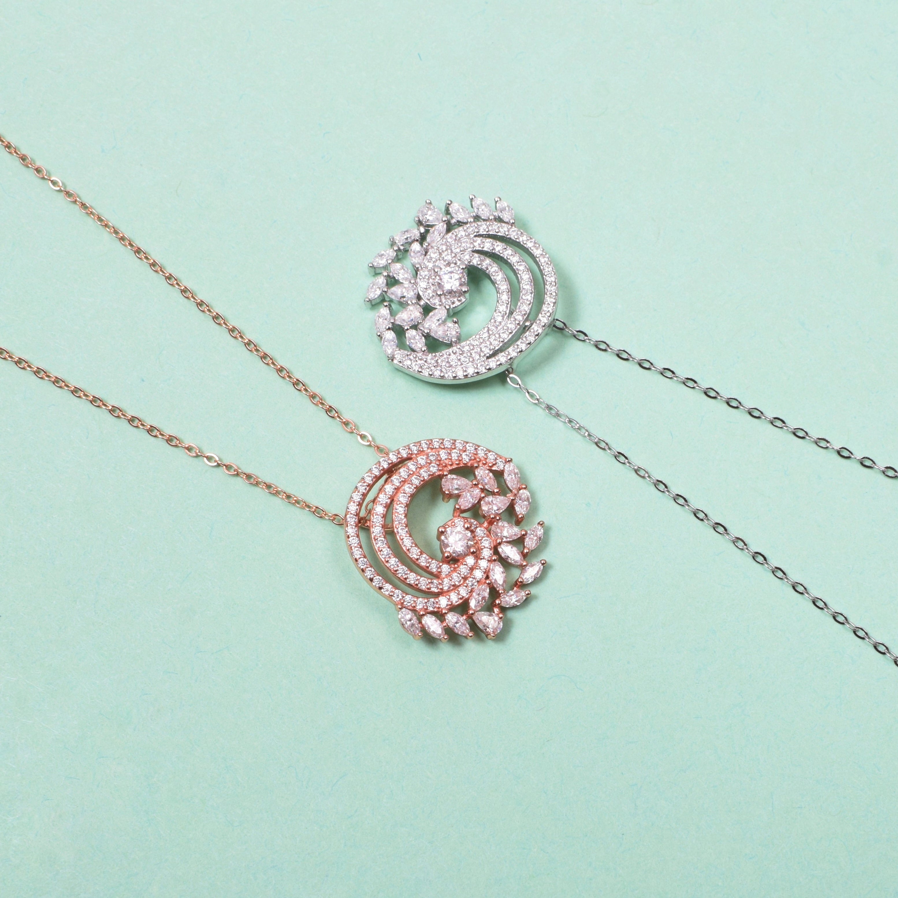 Mistletoe Silver Pendant