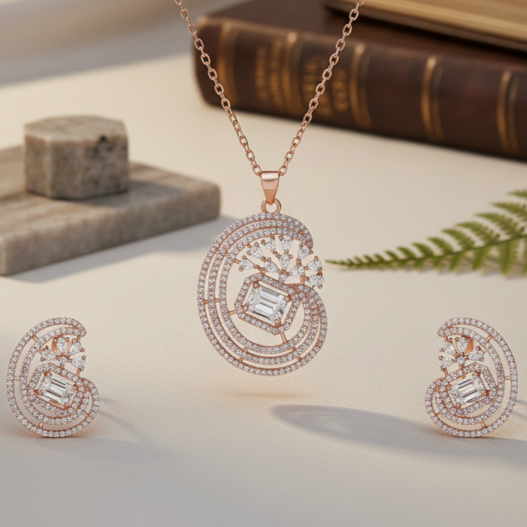 Classic Moissanite Solitaire Pendant Set in Sterling Silver Jewelry