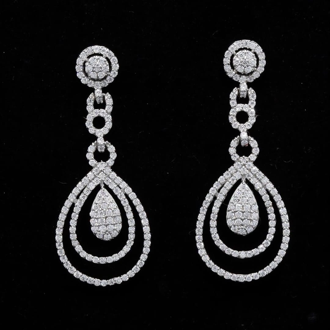 Cocktail Spark Moissanite Necklace in 925 Silver