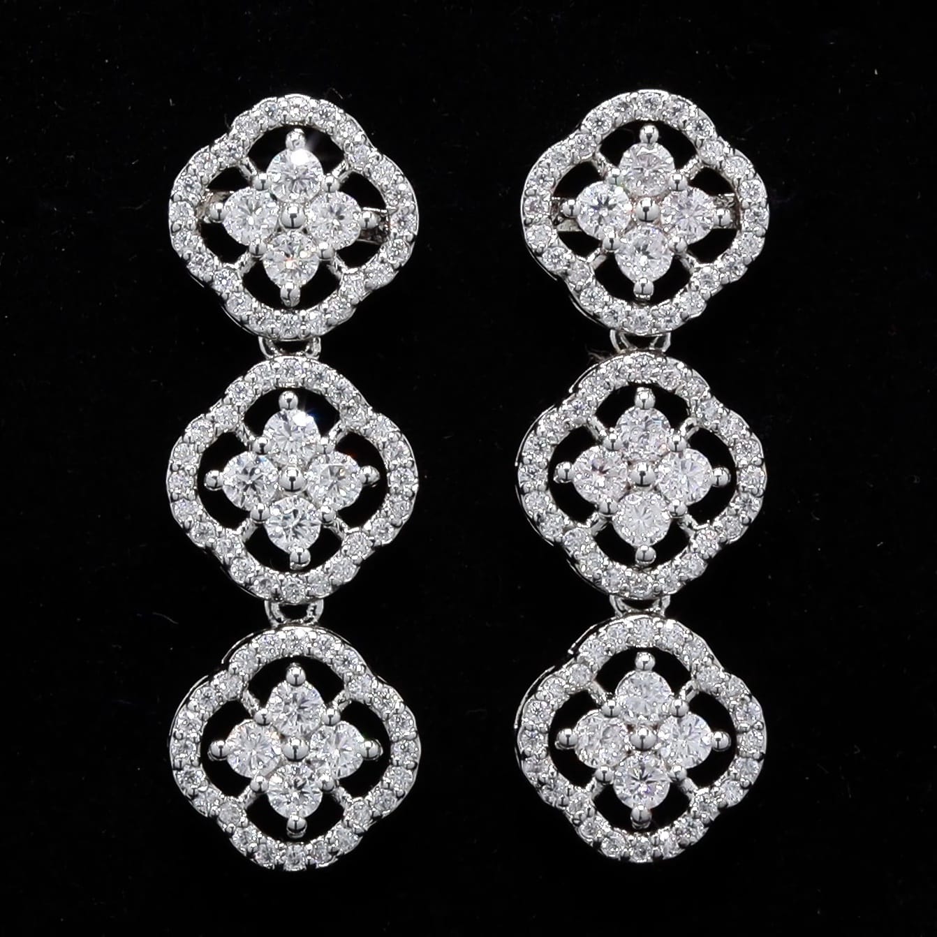 925 Silver Moissanite Round Pendant Necklace