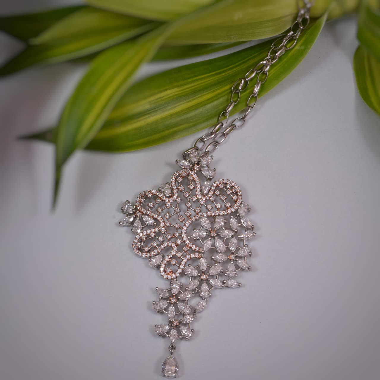 Divine Glow Moissanite Pendant Set in Sterling Silver