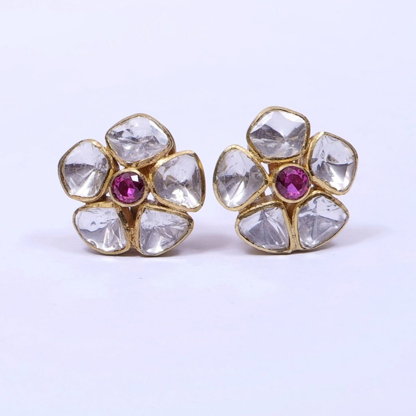 Polki Studs Earrings