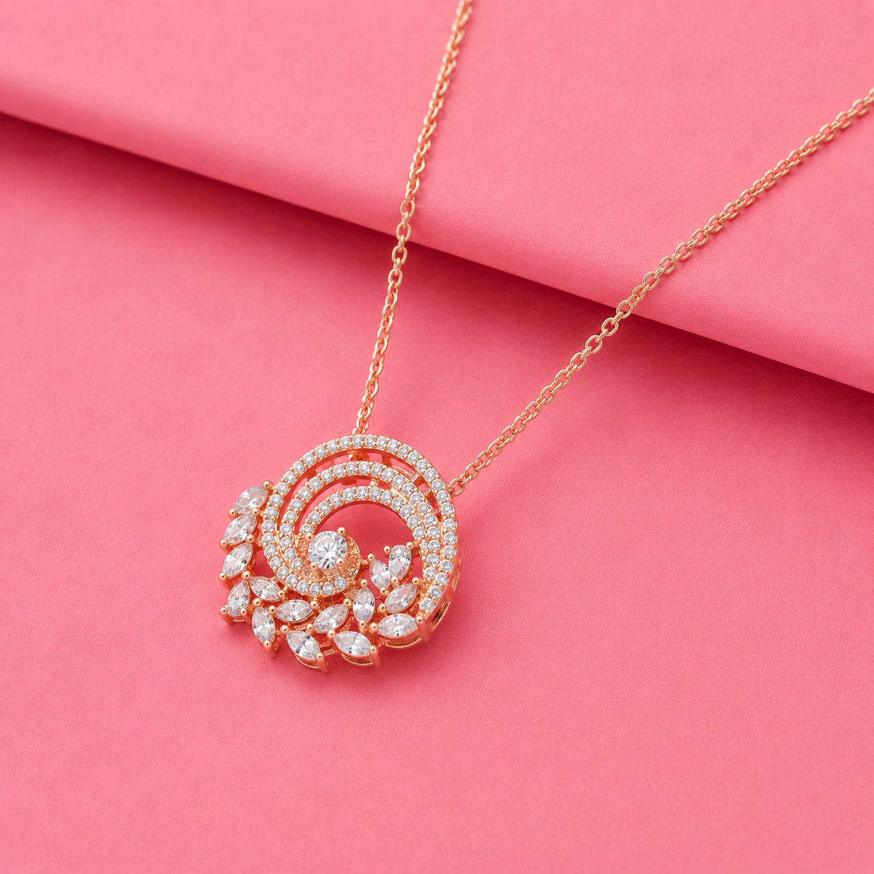 Mistletoe Silver Pendant in Moissanite Diamond