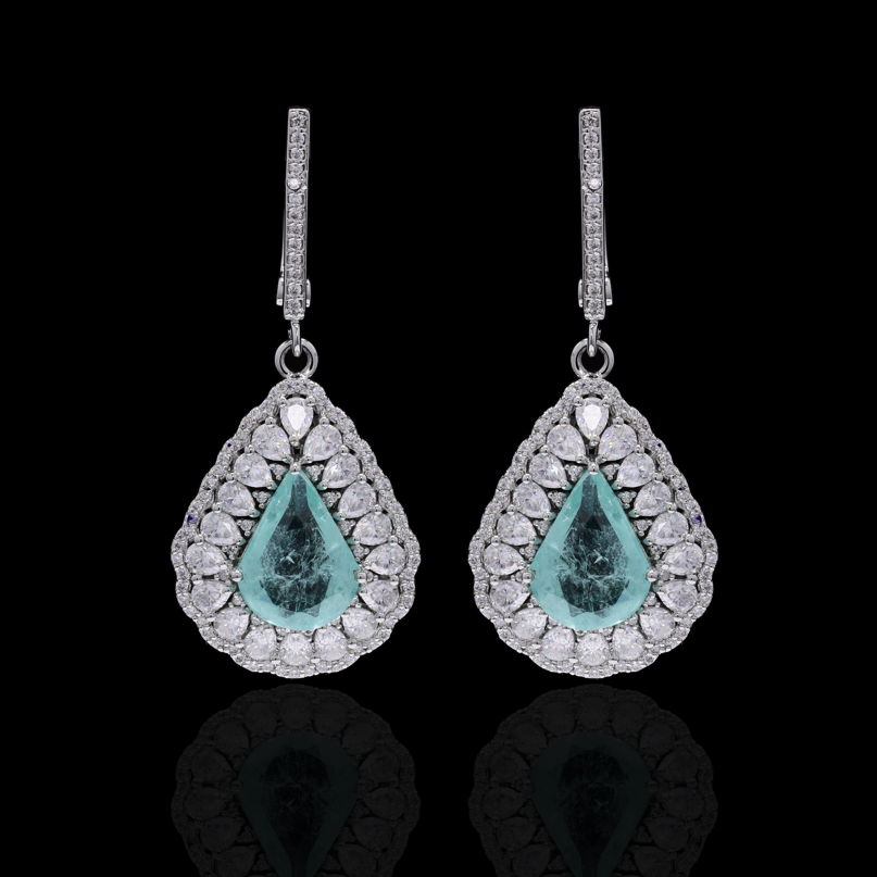 Forever Royale Lab-Grown Emerald, Moissanite and Pearl Necklace