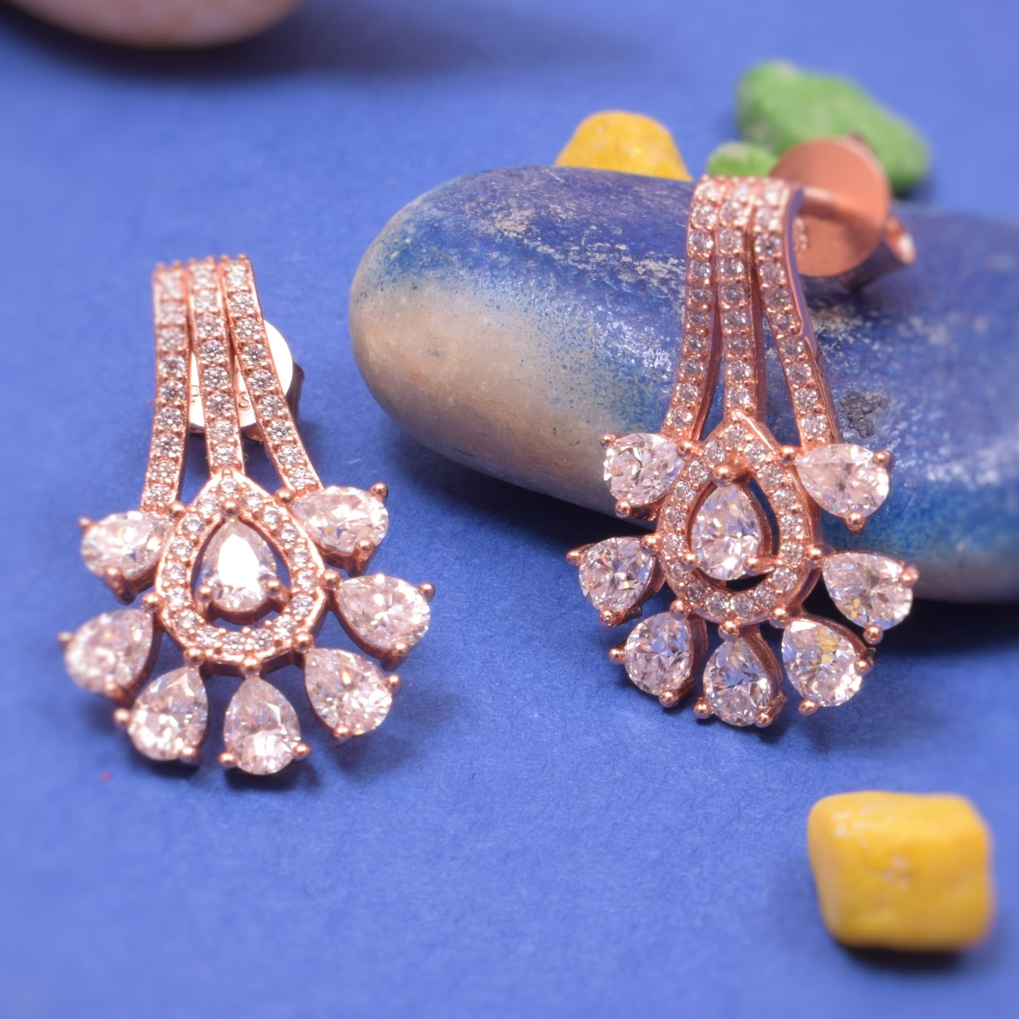 Luster Statement Sterling Silver Moissanite Earrings