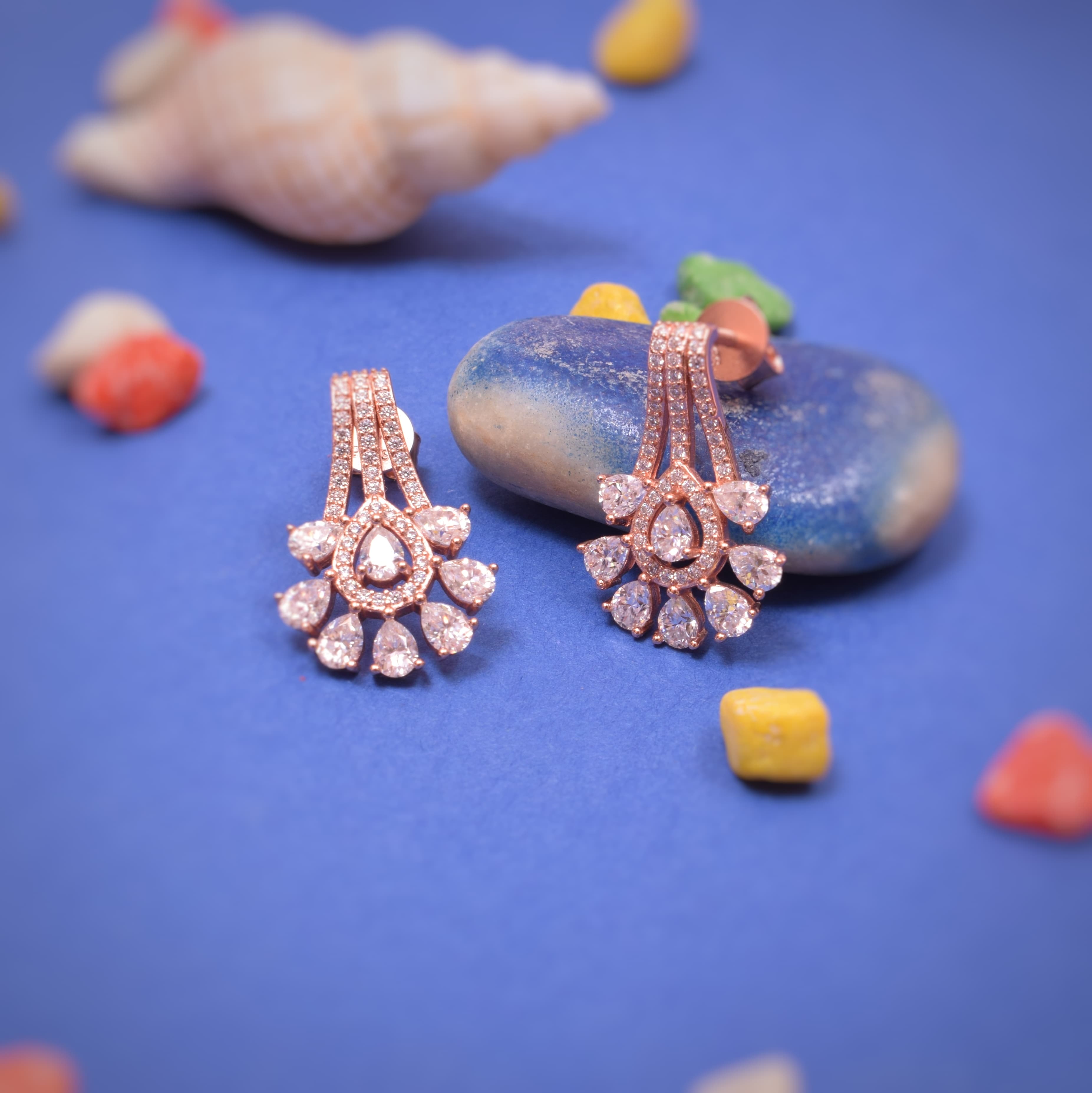 Luster Statement Sterling Silver Moissanite Earrings