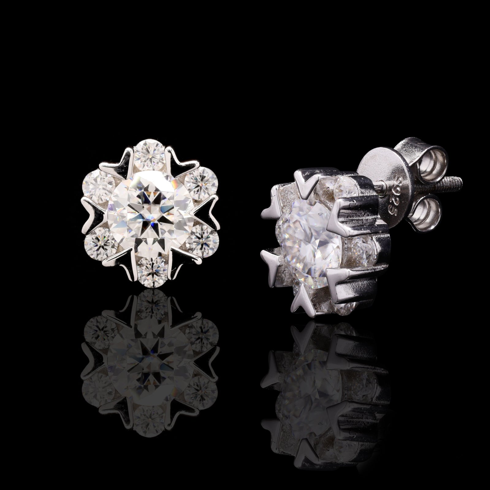 Celestial Spark Sterling Earrings