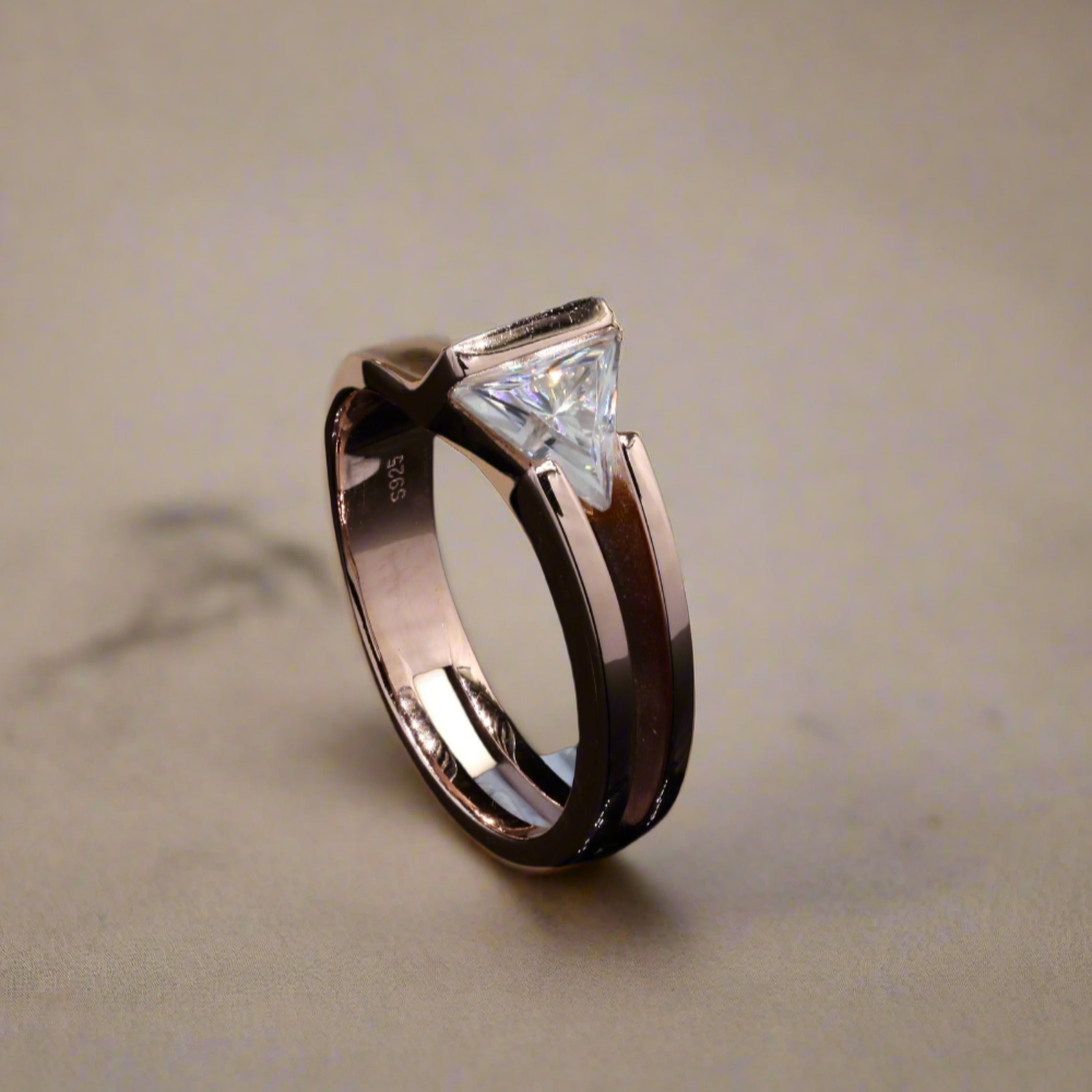 Comfort-Fit Moissanite Ring for him