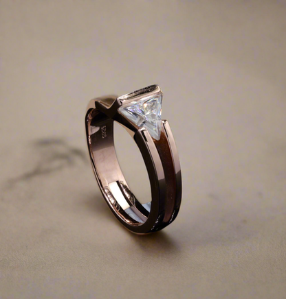 Comfort-Fit Moissanite Ring