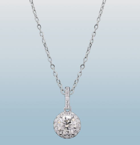 Solitaire Moissanite Pendant