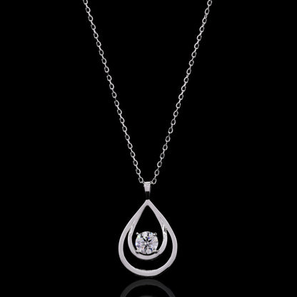 1 Carat Round Cut Pendant