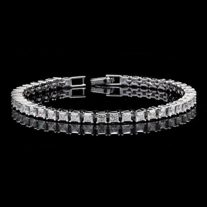 Princess cut Tennis Bracelet