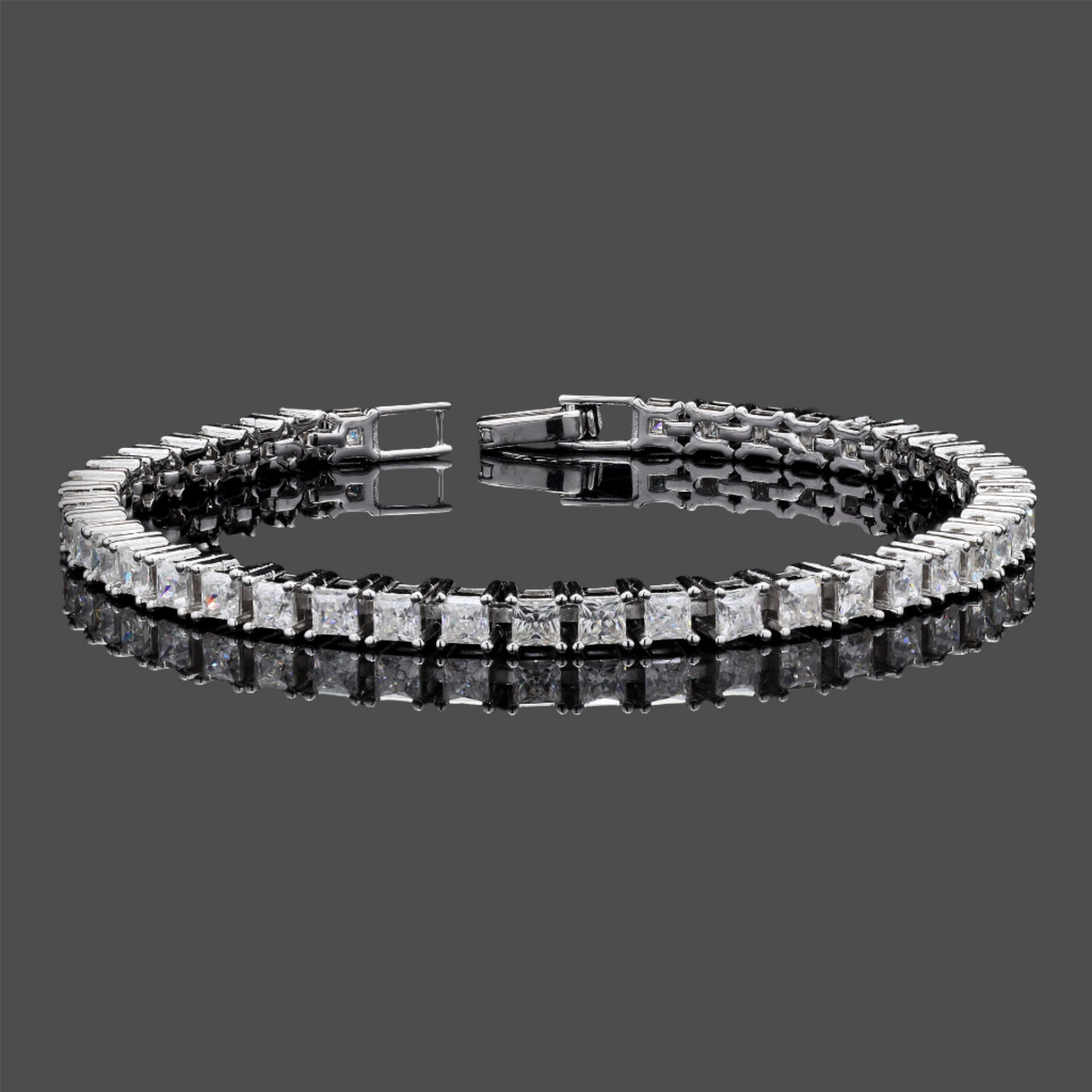 Princess cut Tennis Bracelet