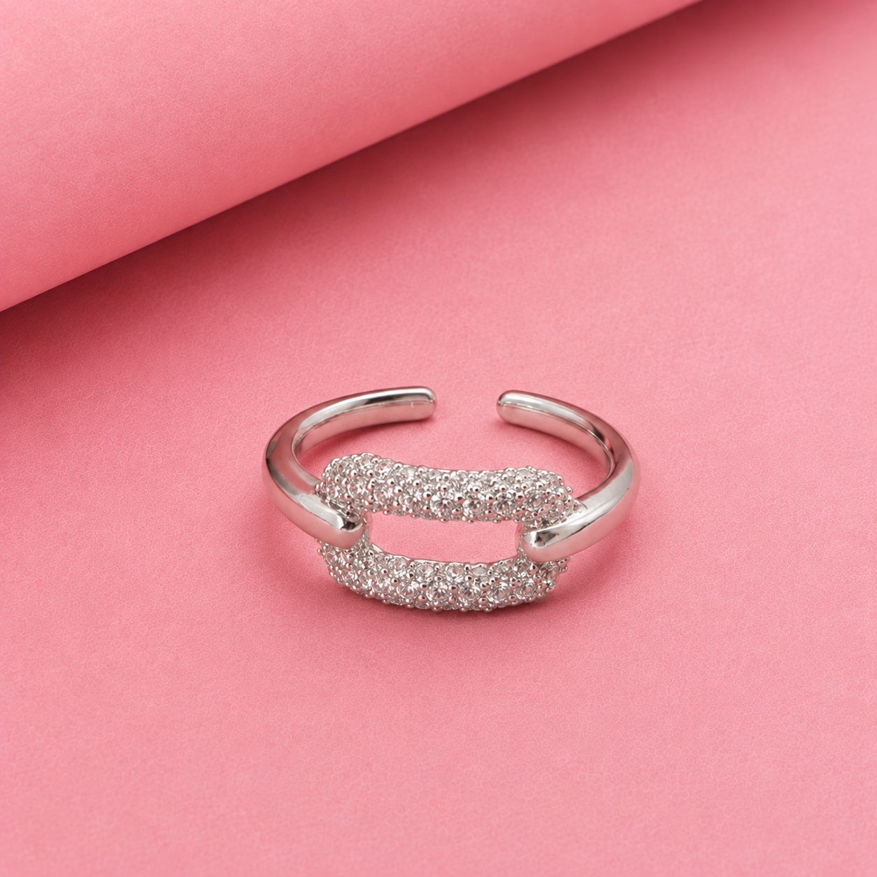 Sterling Silver Nova ring Band| perfect for office wear