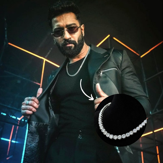 Vicky Kaushal Inspired Moissanite Chain