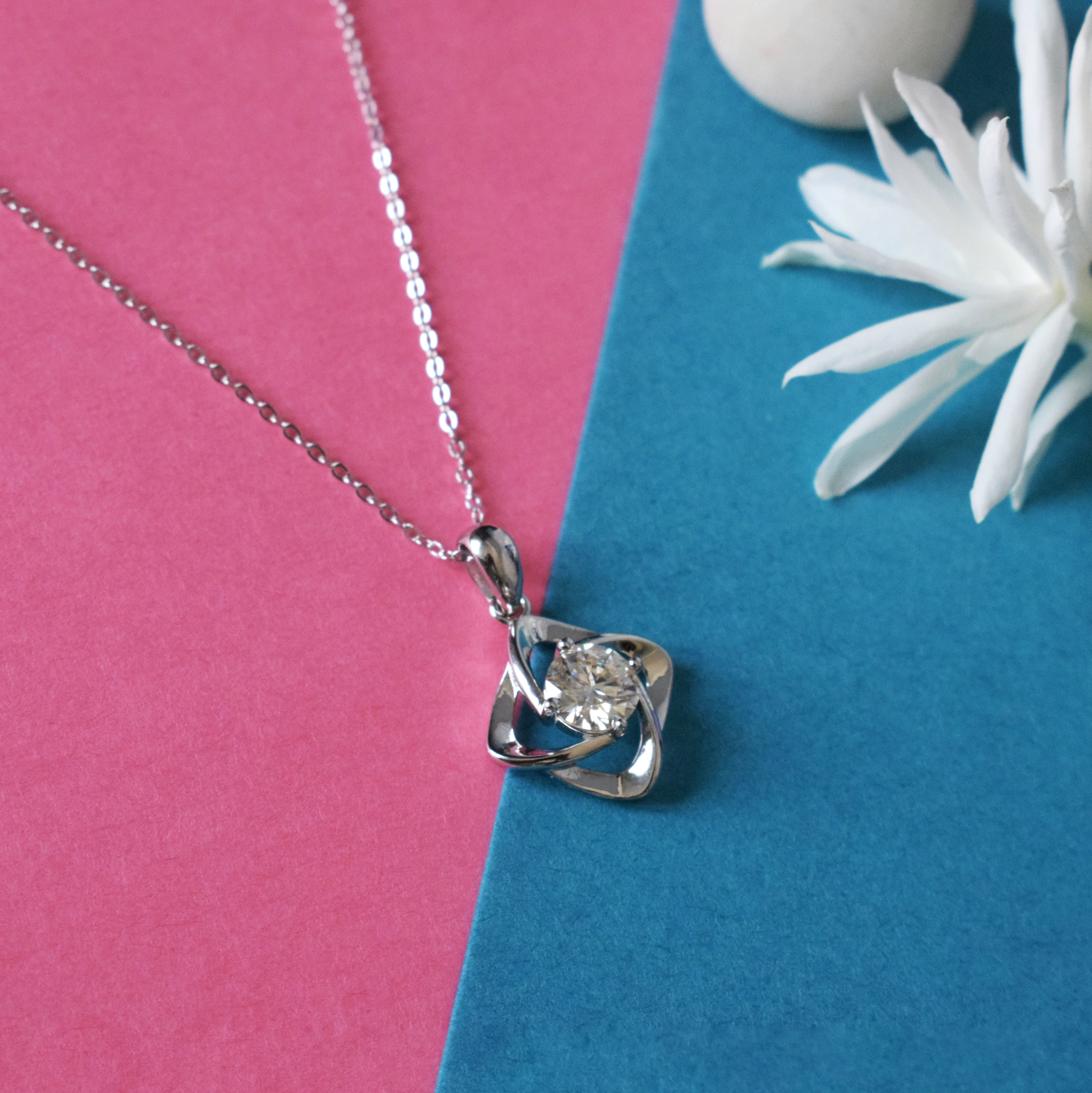 Eternal Bloom Moissanite Pendant