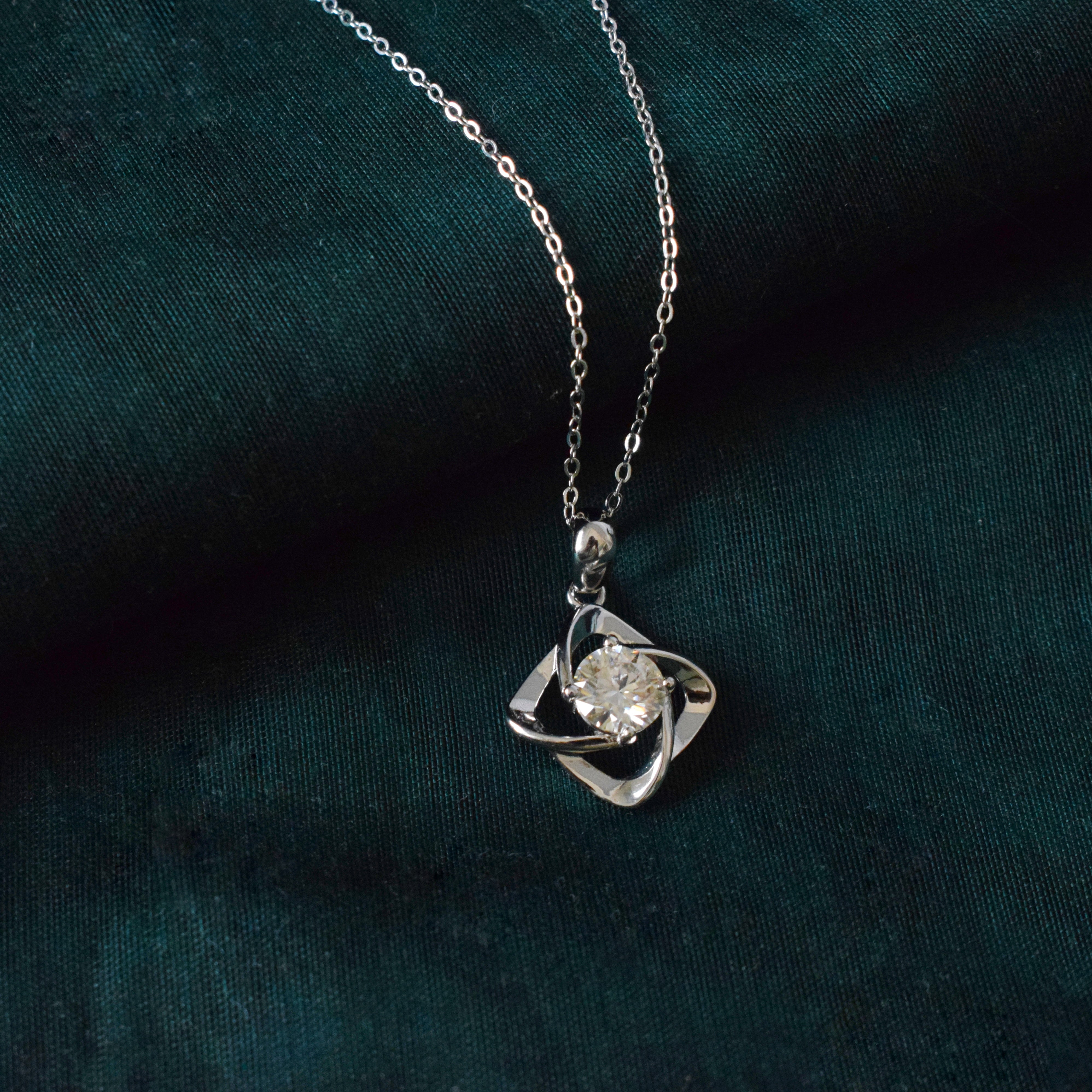 Eternal Bloom Moissanite Pendant