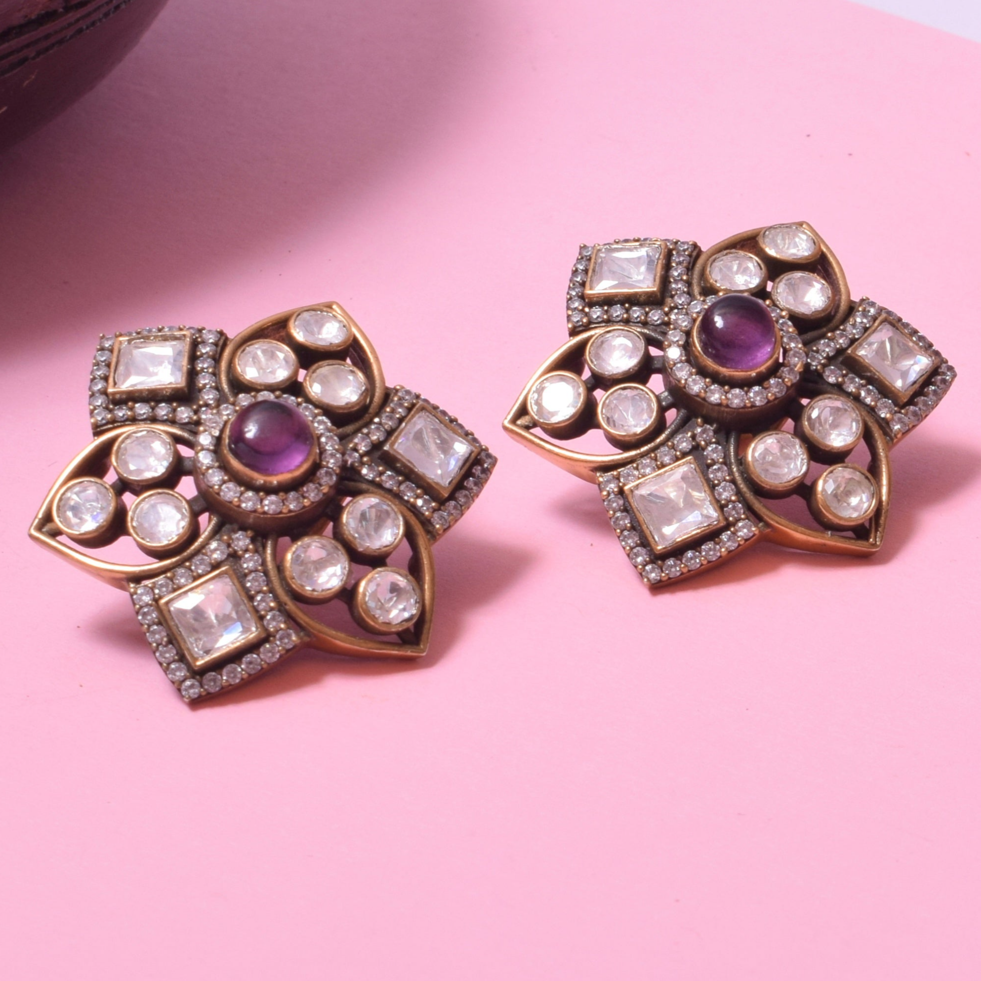 Polki studs Earrings