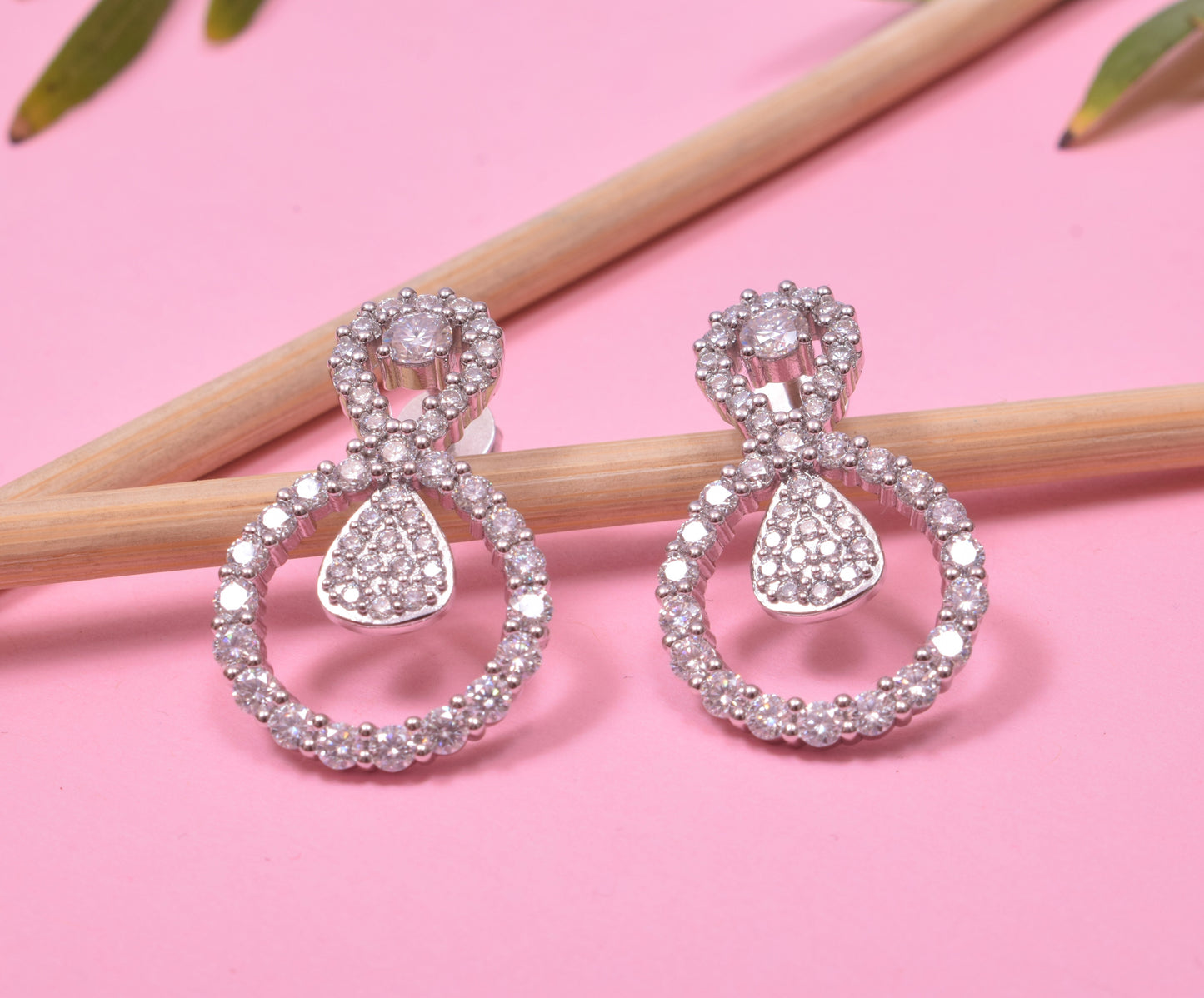 Elegant Pear-Drop Earrings