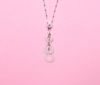 Droplets Sterling Silver Pendant Set