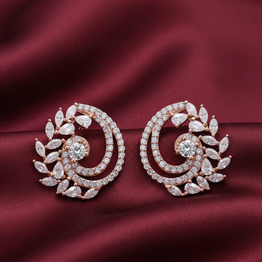 Cushion Dame Moissanite Diamond Sterling SIlver Earrings