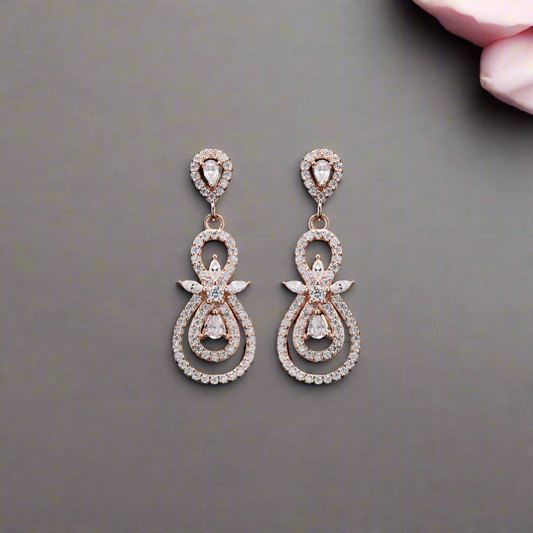 Rose Gold Drop Earrings