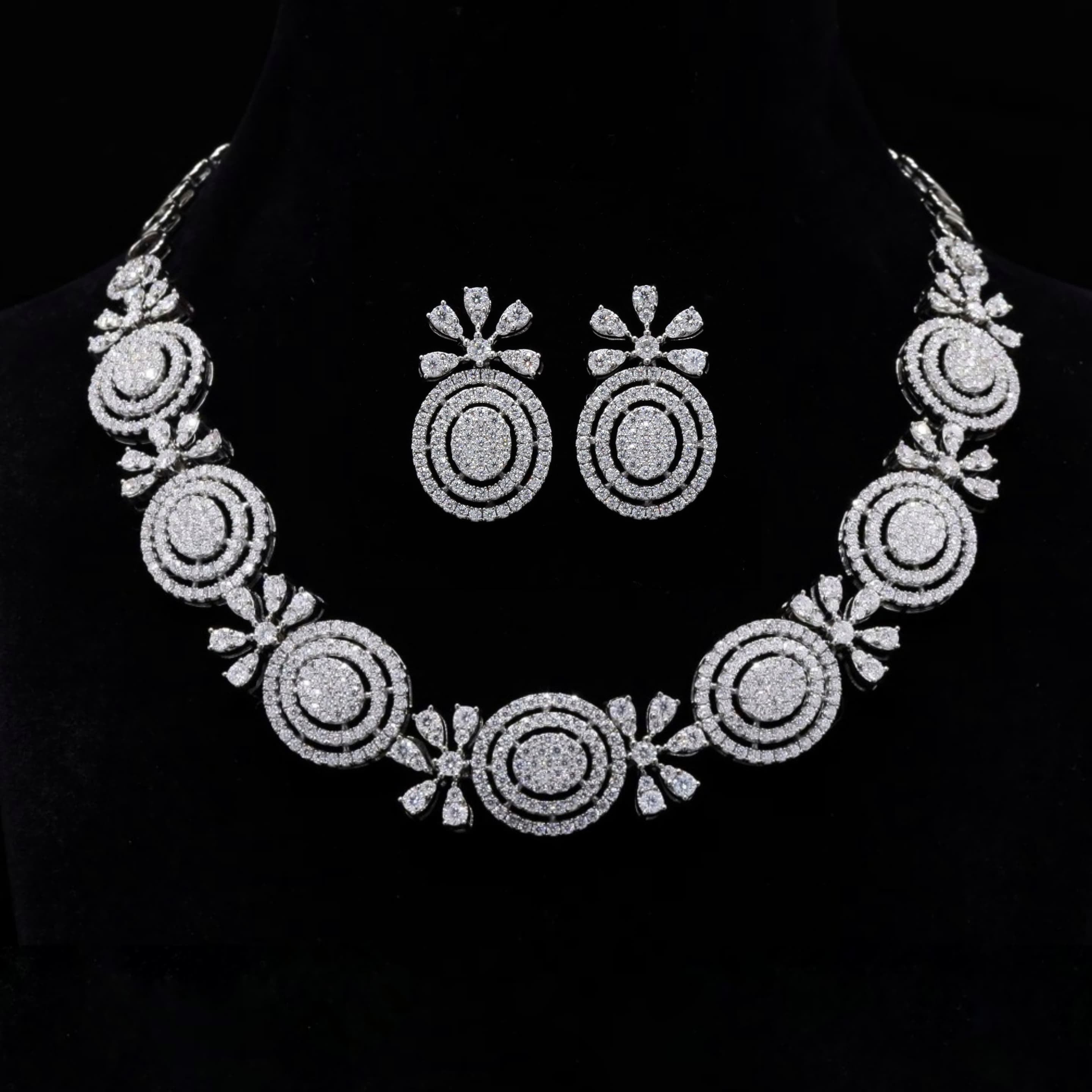 Radiance Moissanite Bar Necklace in 925 Silver
