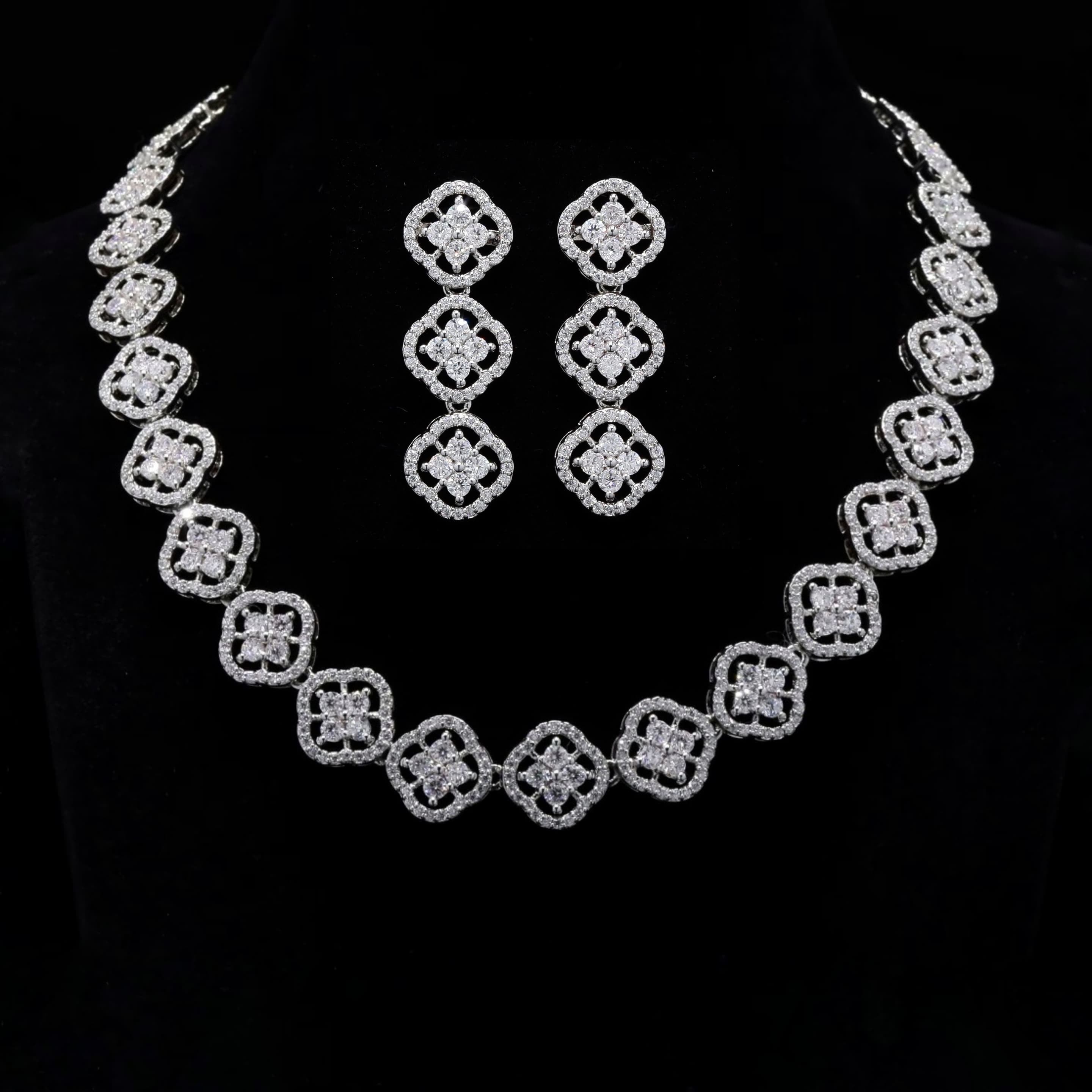 925 Silver Moissanite Round Pendant Necklace