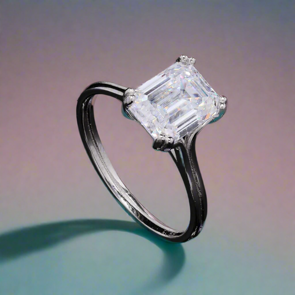 Forever Silver Moissanite Ring