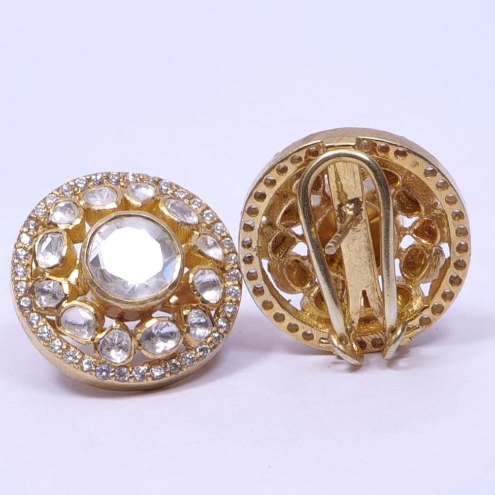 White colour studs Earrings
