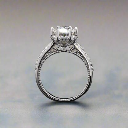 Round Solitaire Enagement Ring