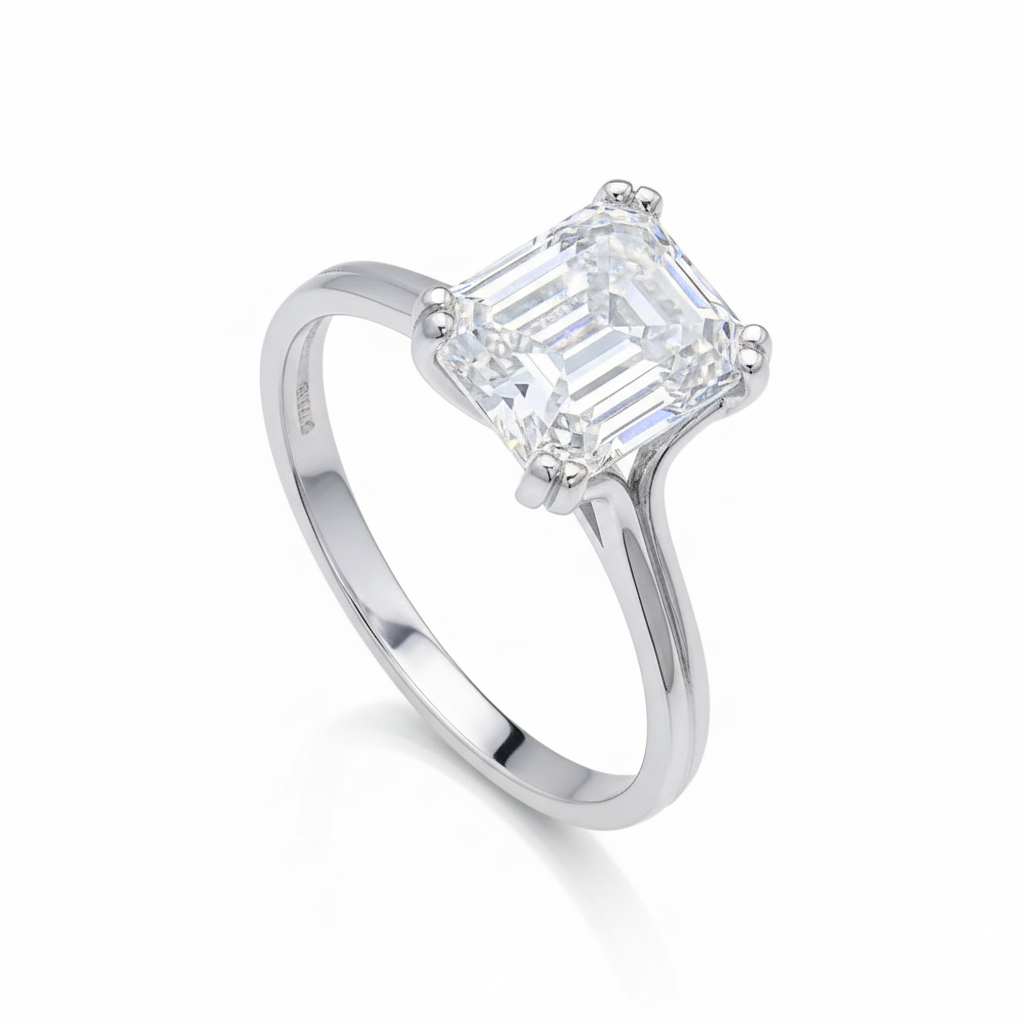 Forever Silver Moissanite Ring