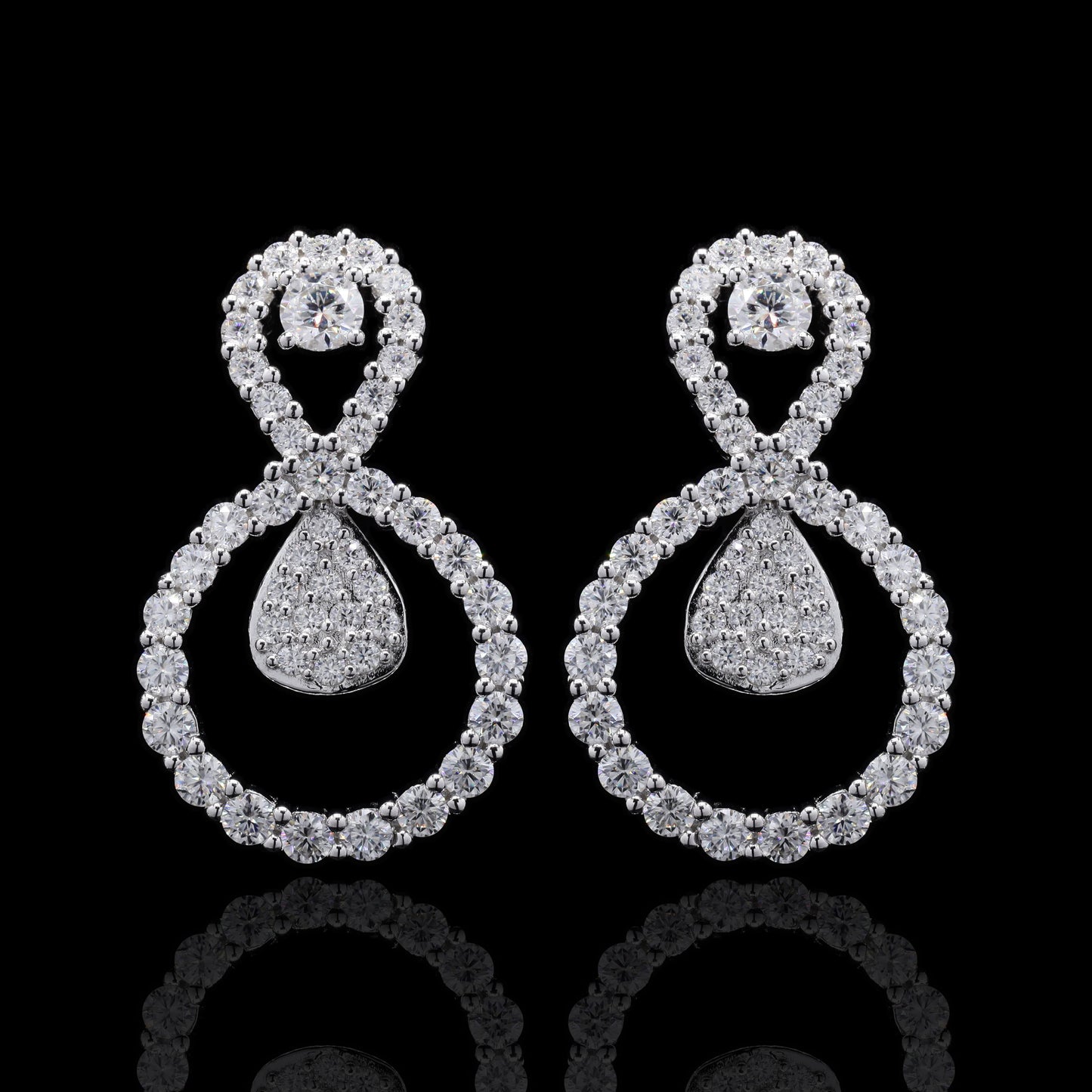 Elegant Pear-Drop Earrings