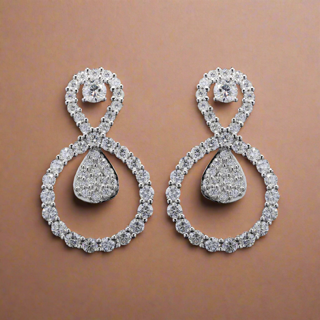 Elegant Pear-Drop Earrings