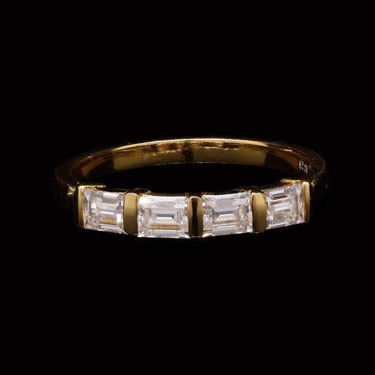 Baguette cut 4 Stone Ring